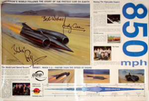 The Thrust SSC Poster